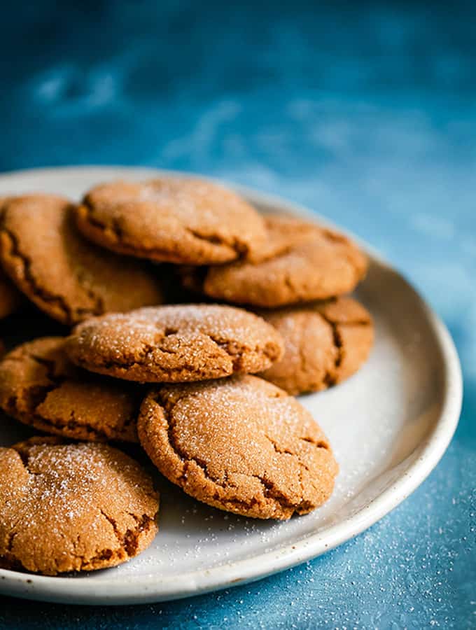 Soft and Chewy Ginger Cookies