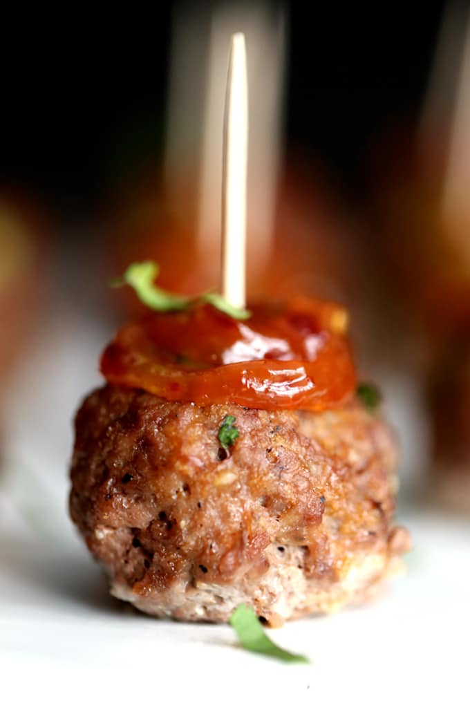 Chili Garlic Meatballs Melanie Makes