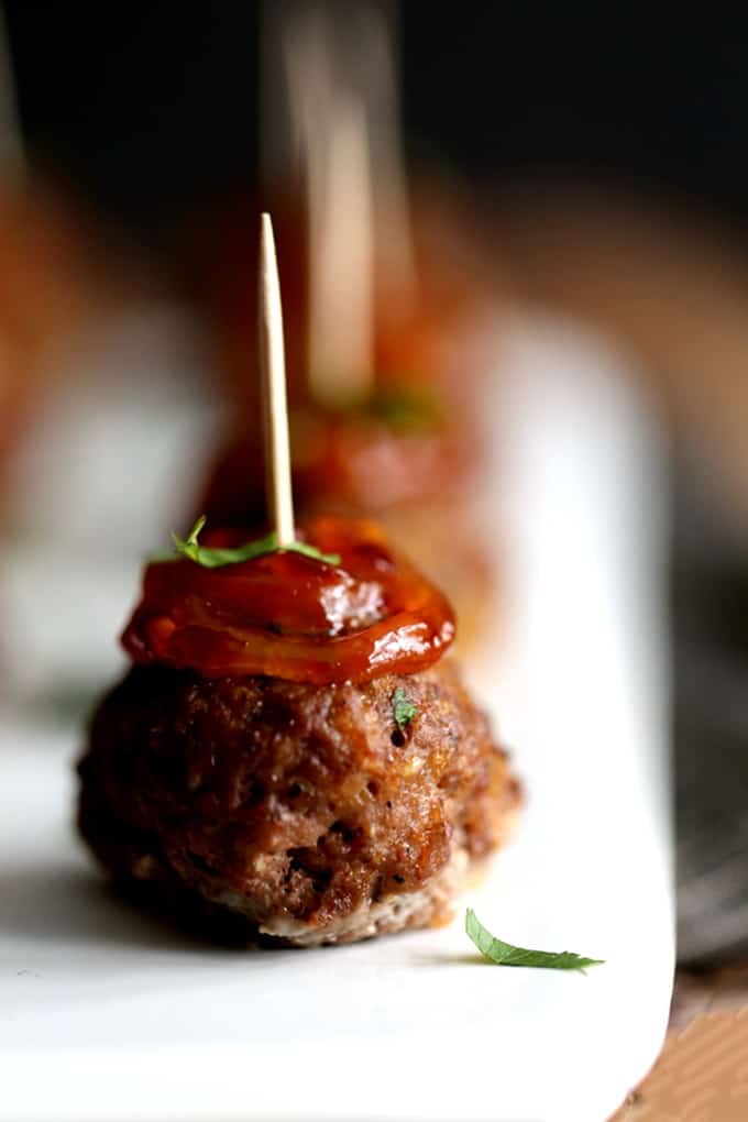 Chili Garlic Meatballs Melanie Makes