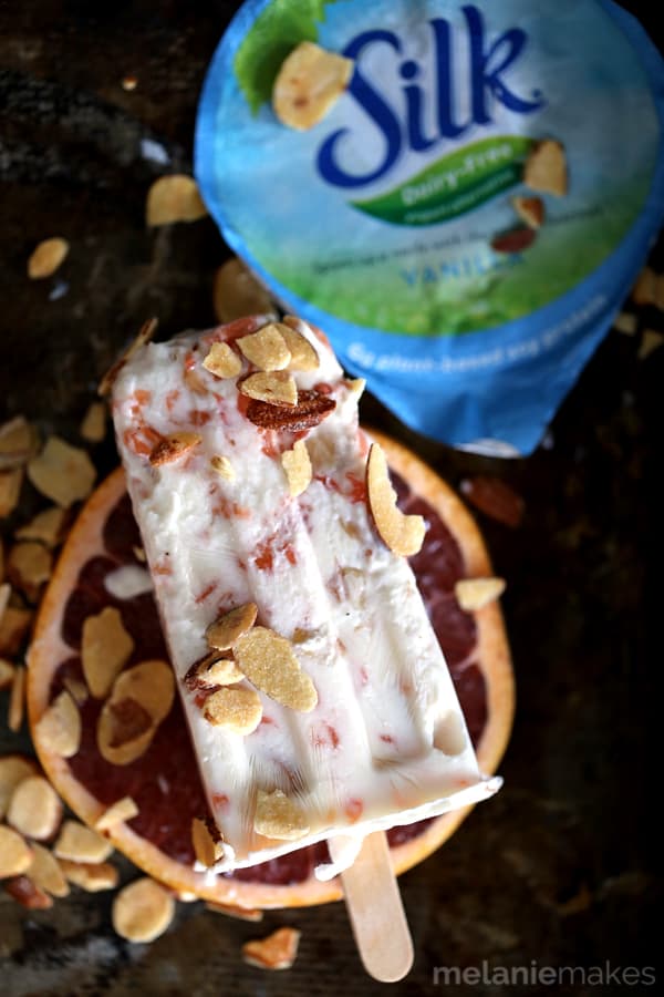 Stock your freezer with these Honey Roasted Grapefruit Parfait Popsicles. A five ingredient parfait becomes an anytime, anywhere treat when it's transformed into a popsicle. Roasted grapefruit segments, honey, almonds and yogurt create this amazingly flavorful seasonal treat suitable for breakfast or any time of day.