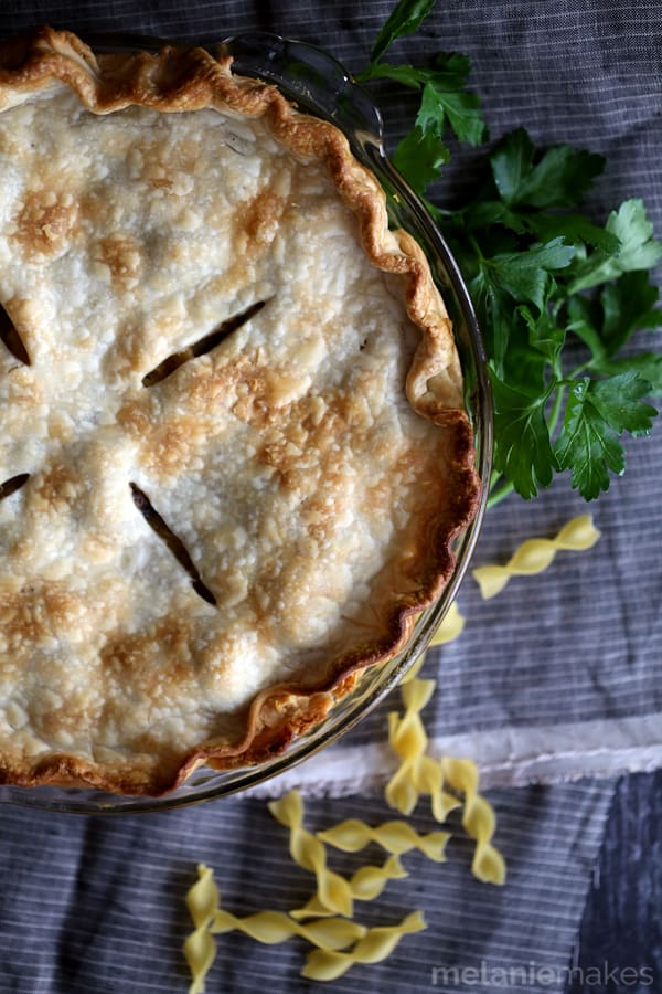 Meatball Stroganoff Pot Pie | Melanie Makes