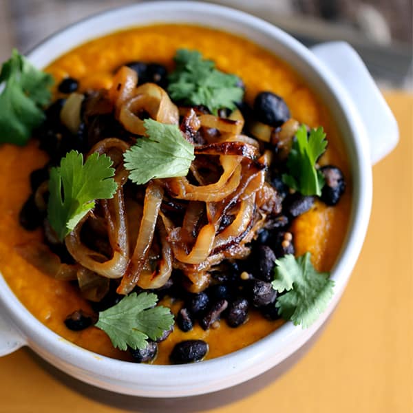 Southwest Carrot and Black Bean Soup - Melanie Makes