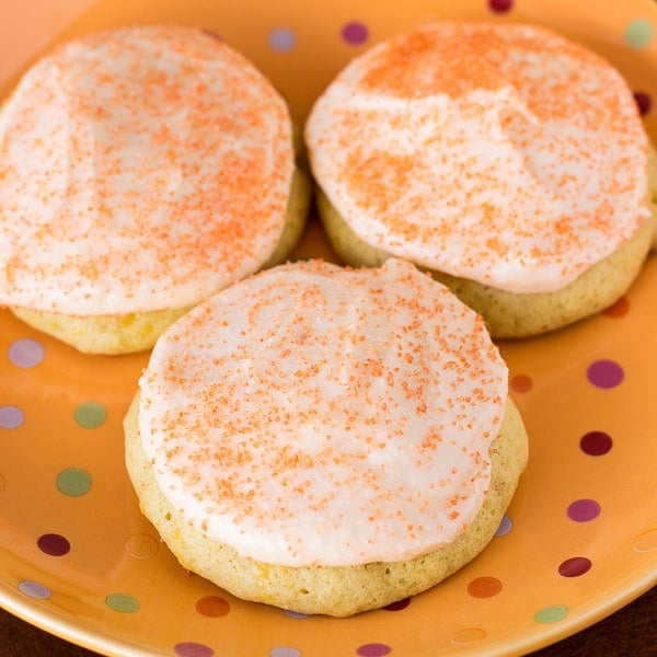 Frosty Orange Cookies
