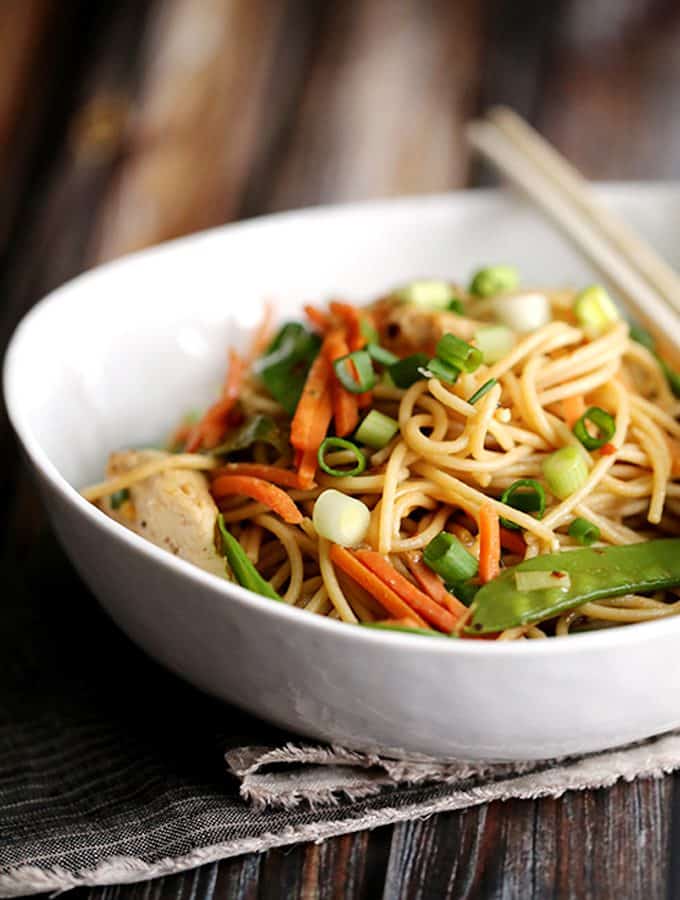 Chinese Chicken Spaghetti