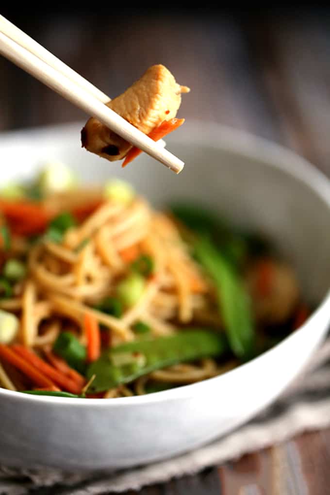 Chinese Chicken Spaghetti | Melanie Makes