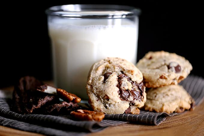 Dark Chocolate Covered Potato Chip Cookies | Melanie Makes