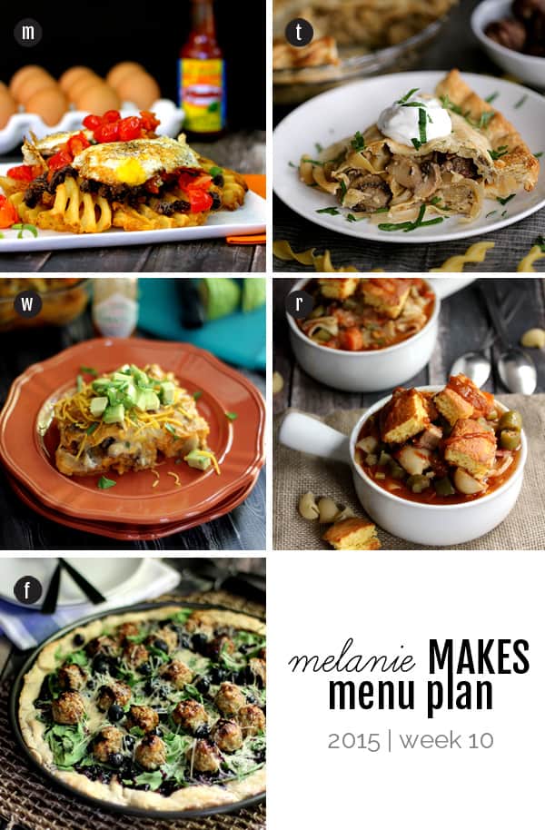 Melanie Makes Menu Plan 2015 - Week 10