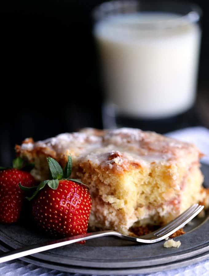 Strawberries and Cream Coffee Cake