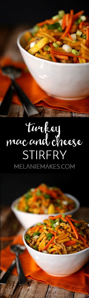 See ya, rice! You've been replaced by mac and cheese! Full of veggies and two sources of protein, this Turkey Mac and Cheese Stir Fry is a kid friendlier version of Turkey Fried Rice and sure to please anyone sitting around your dinner table.