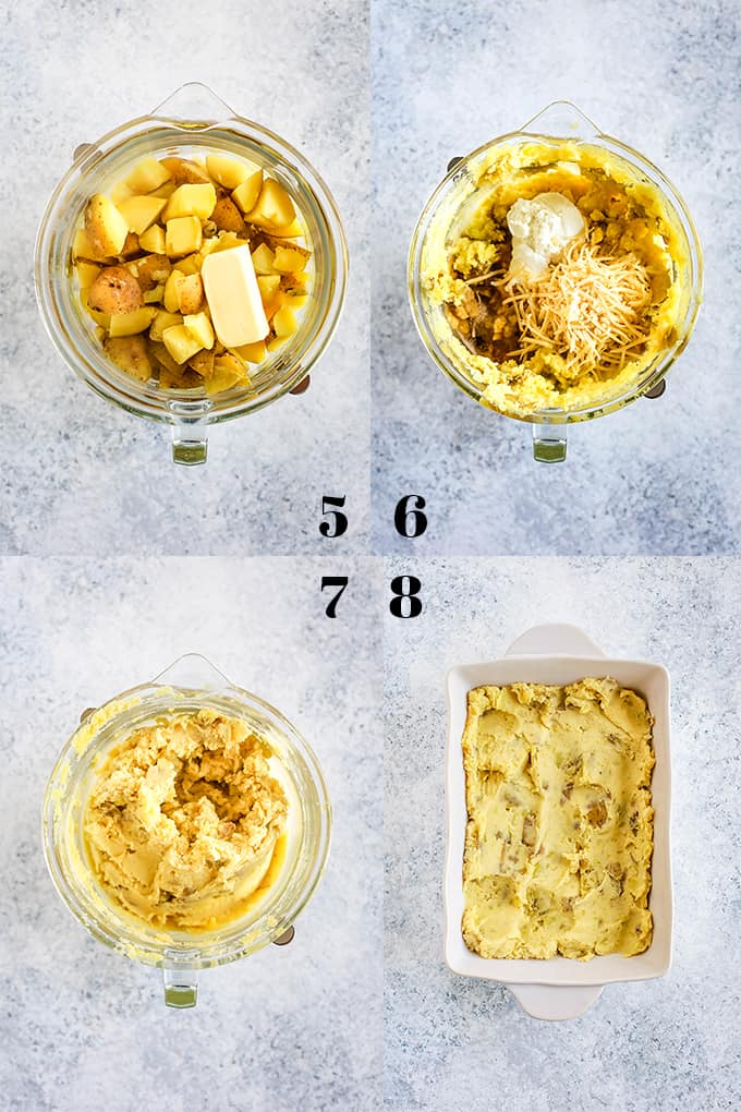 How to make the Best Reuben Casserole, steps 5-8.