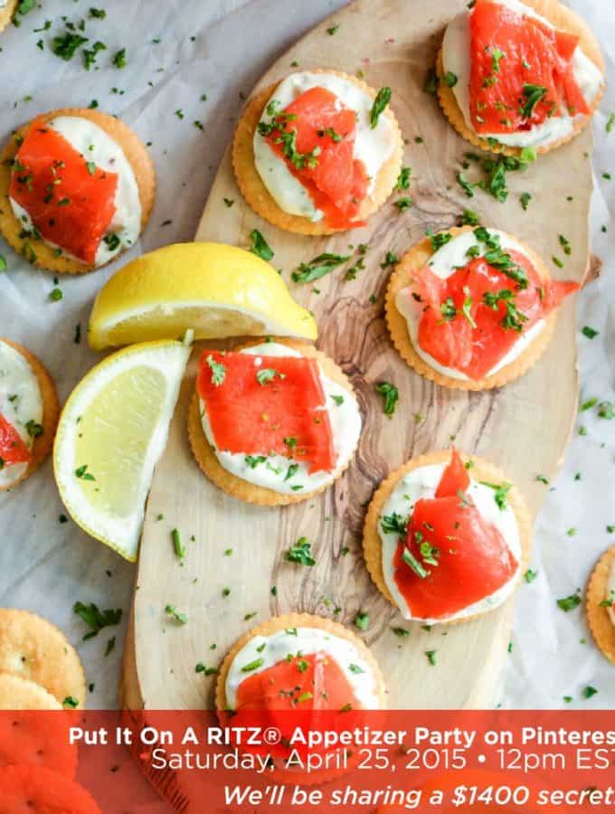 #PutItOnARitz Snack Party on Pinterest