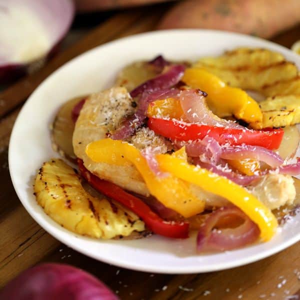 Foil Packet Pineapple Coconut Chicken