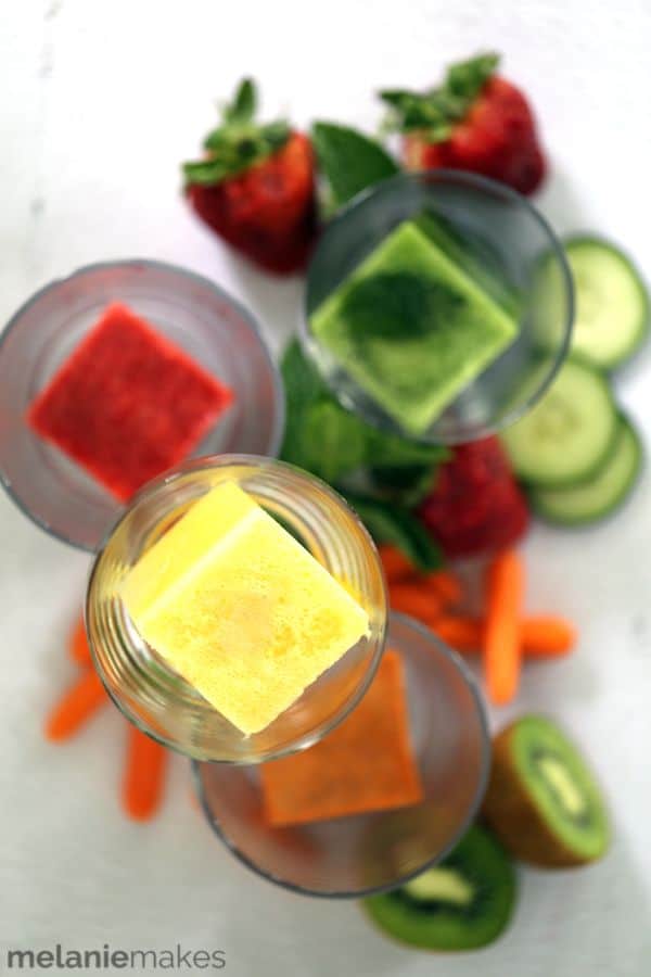 FRUIT ICE CUBES  Healthy Foodie Girl