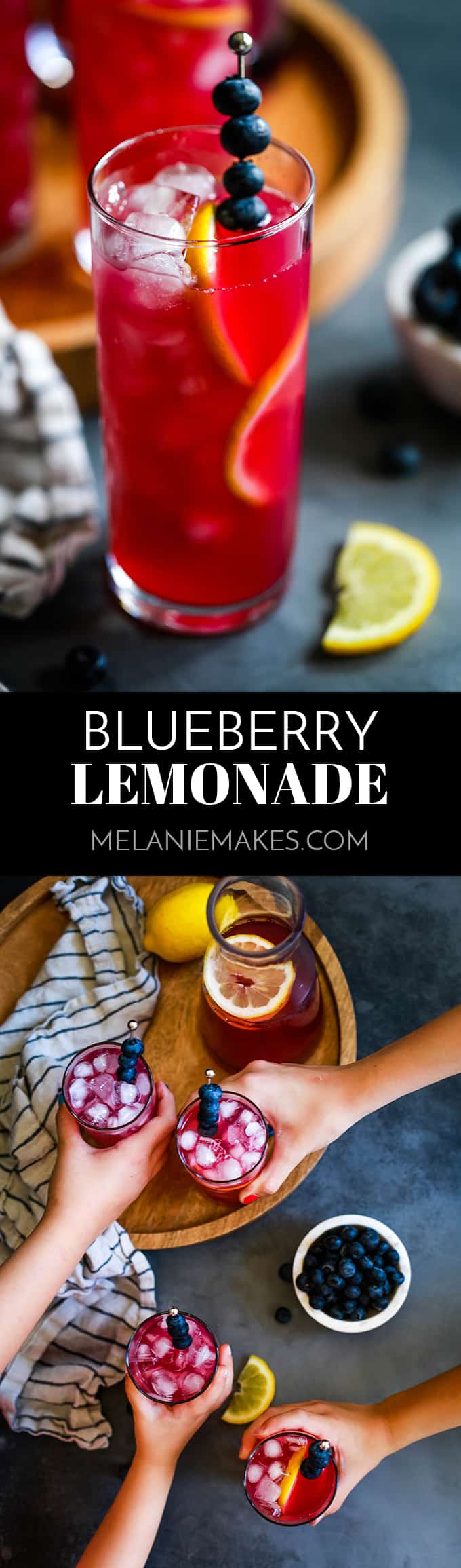Blueberry Lemonade - Melanie Makes