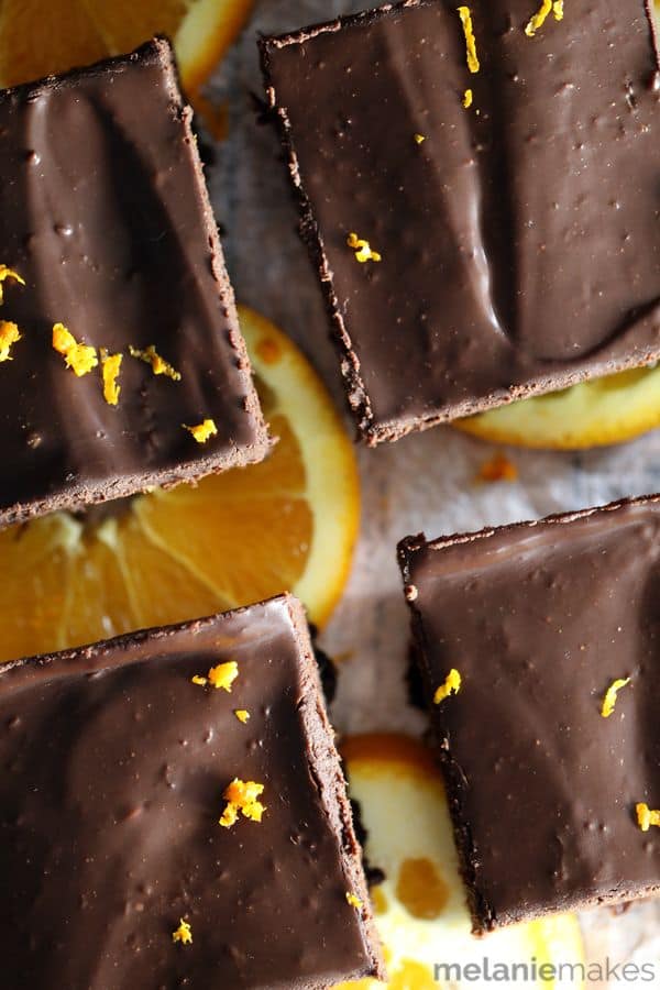 Chocolate Orange Brownies | Melanie Makes