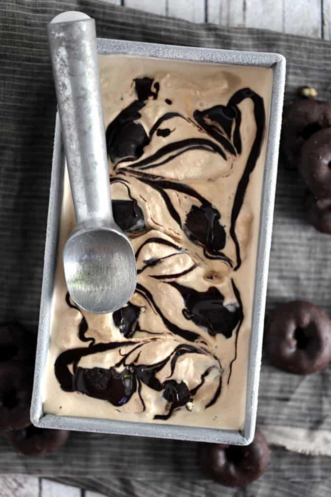 Coffee and Donut Ice Cream | Melanie Makes