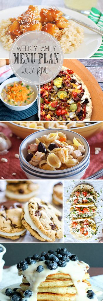 Weekly Family Meal Plan - Week 5 | Melanie Makes