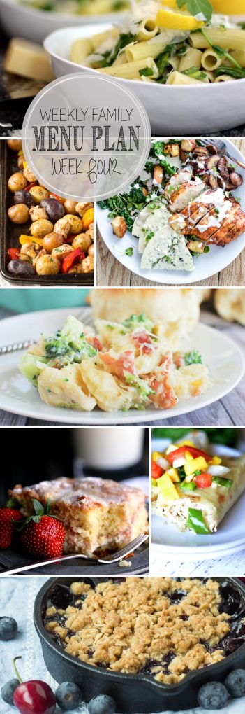 Weekly Family Meal Plan - Week 4 | Melanie Makes
