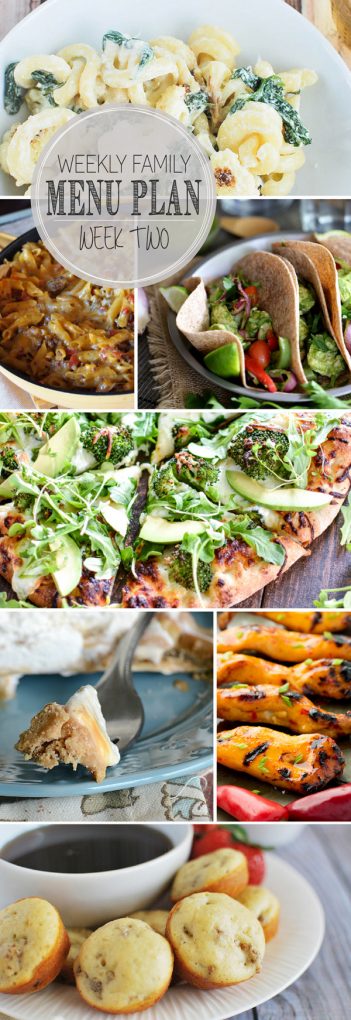 Weekly Family Meal Plan - Week 2 | Melanie Makes