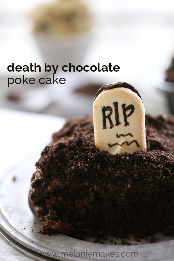 Death By Chocolate Poke Cake - Melanie Makes