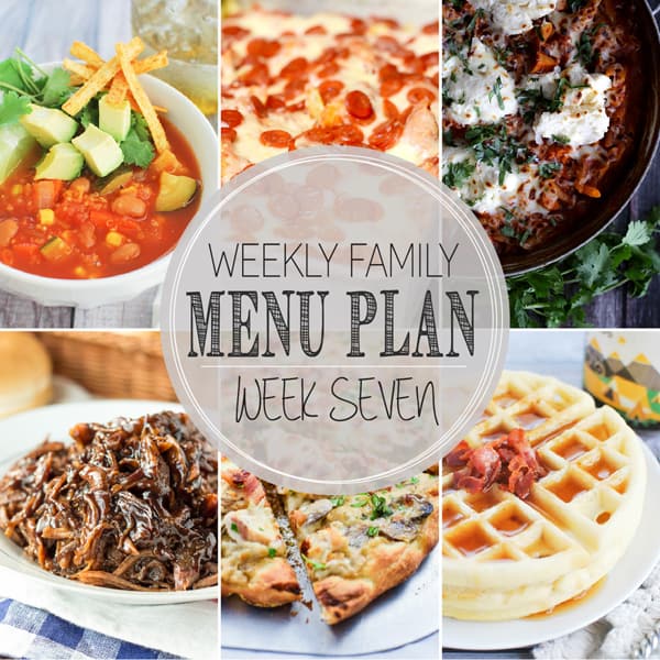 Weekly Family Meal Plan – Week 7