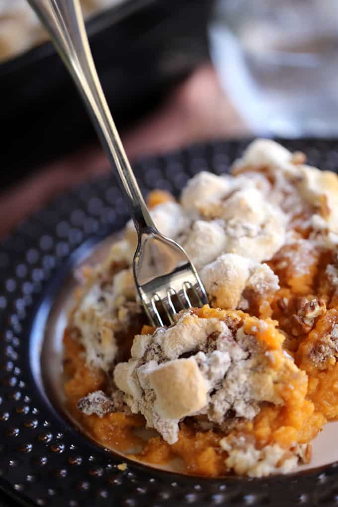 Make Ahead Sweet Potato Casserole | Melanie Makes