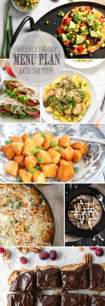Weekly Family Meal Plan - Week 16 | Melanie Makes