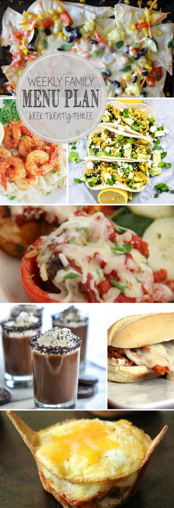 Weekly Family Meal Plan - Week 23 | Melanie Makes