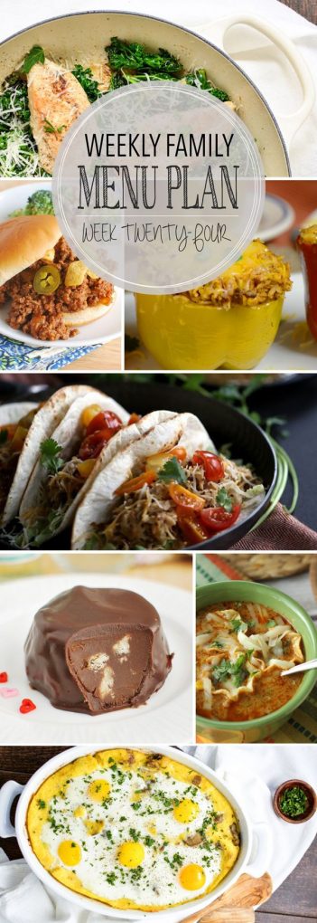 Weekly Family Meal Plan - Week 24 | Melanie Makes