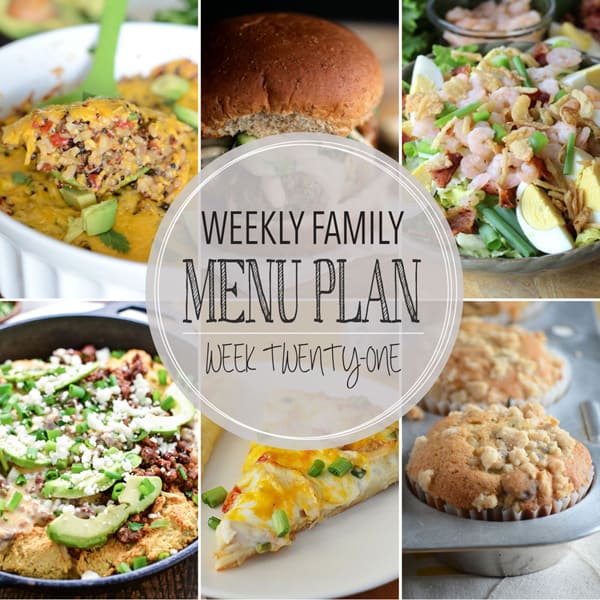 Weekly Family Meal Plan – Week 21