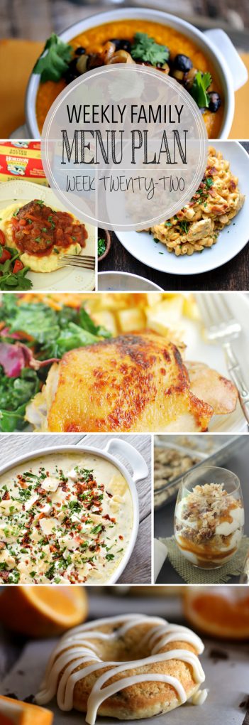 Weekly Family Meal Plan - Week 22 | Melanie Makes