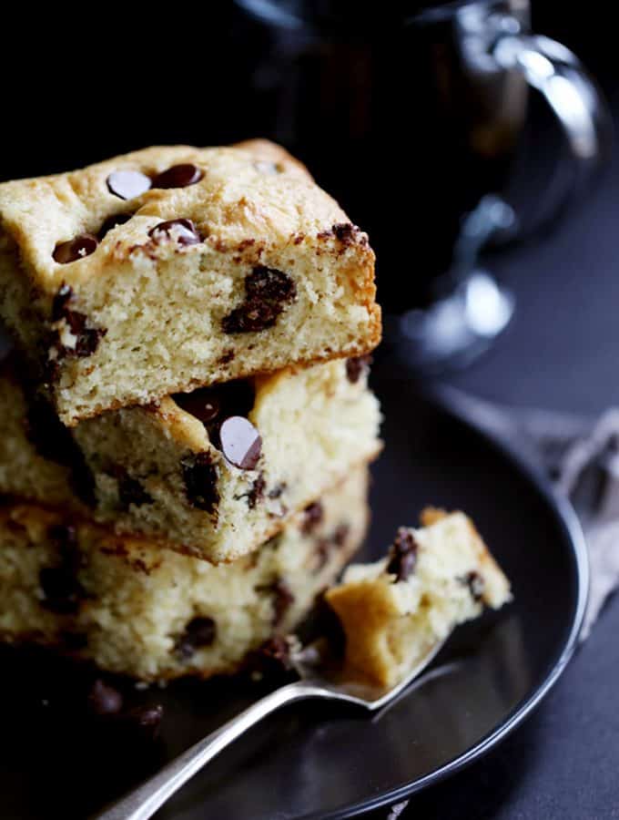 Chocolate Chip Sour Cream Coffee Cake