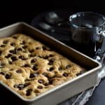 Chocolate Chip Sour Cream Coffee Cake | Melanie Makes
