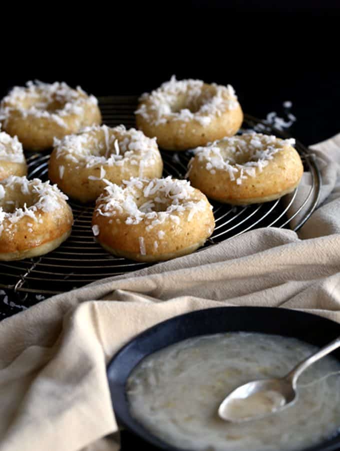 Coconut Banana Bread Donuts