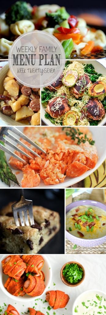 Weekly Family Meal Plan - Week 27 | Melanie Makes