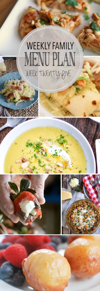 Weekly Family Meal Plan - Week 25 | Melanie Makes
