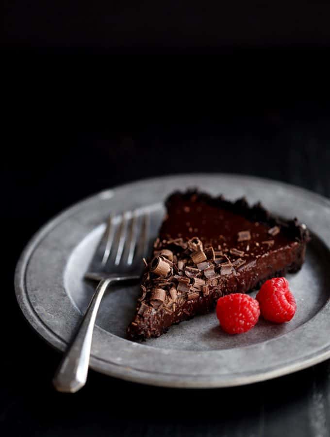 Raspberry Chocolate Tart