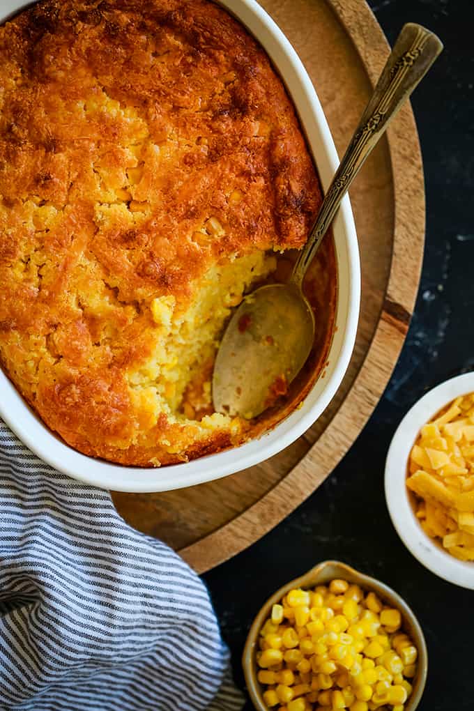 Cheesy Corn Casserole Melanie Makes