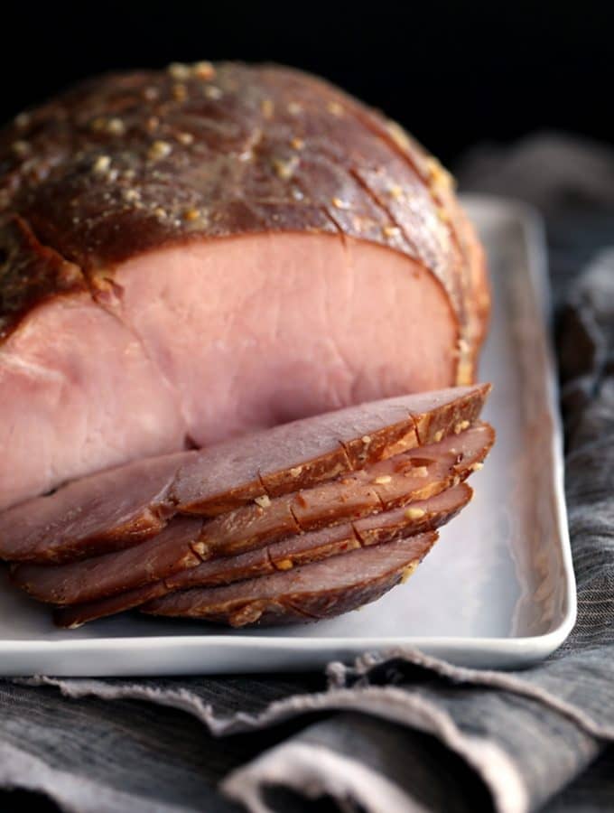 Slow Cooker Honey Mustard Ham