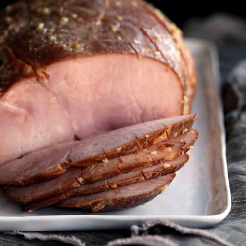 Slow Cooker Honey Mustard Ham Melanie Makes