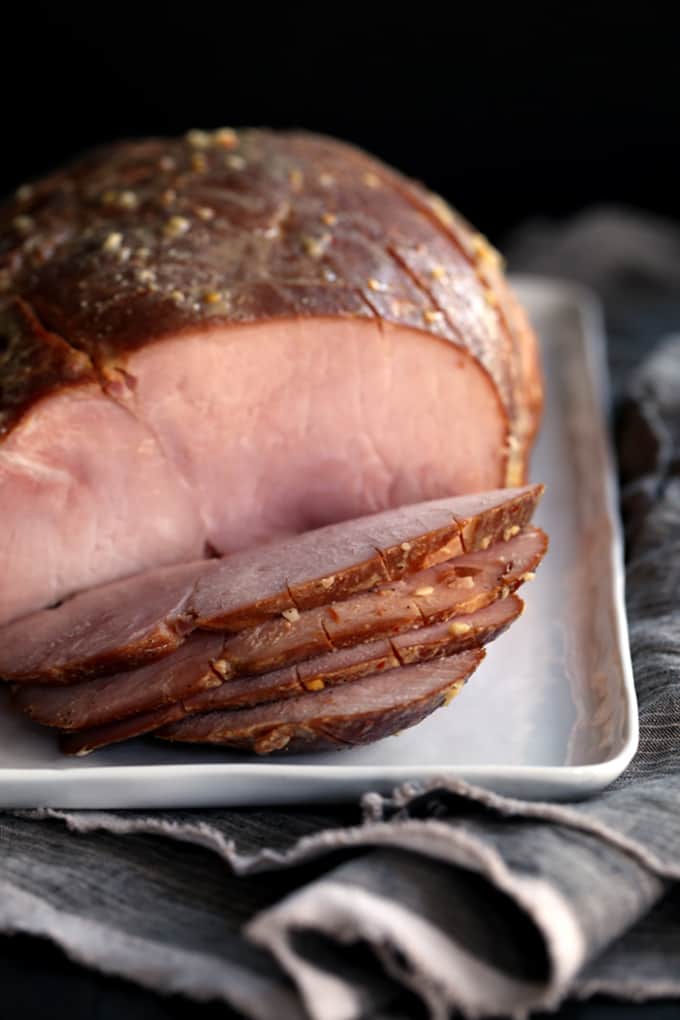 Slow Cooker Honey Mustard Ham Melanie Makes