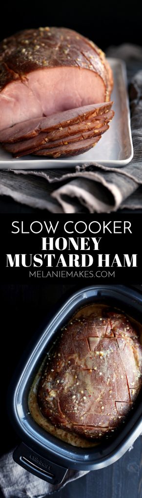 With just 15 minutes of prep work, my five ingredient Slow Cooker Honey Mustard Ham allows you to spend time with friends and family instead of tethered to your kitchen.