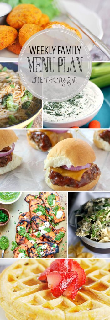 Weekly Family Meal Plan - Week 35 | Melanie Makes
