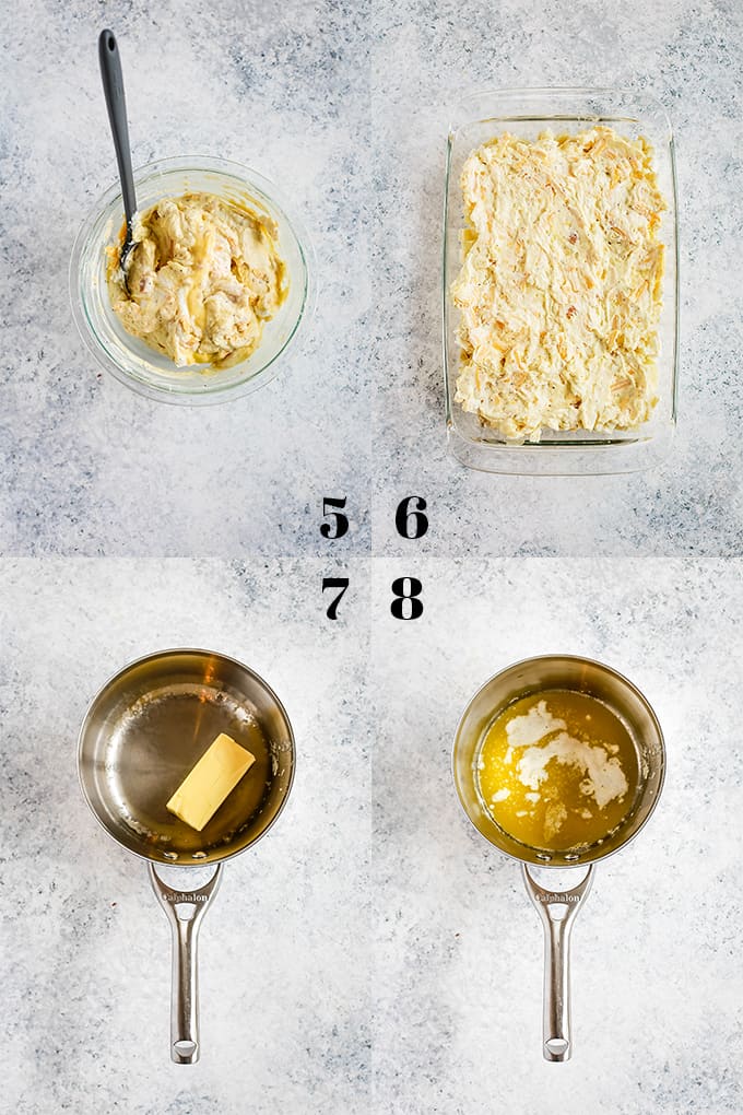 How to prepare Easy Cheesy Hash Brown Potatoes, steps 5-8.