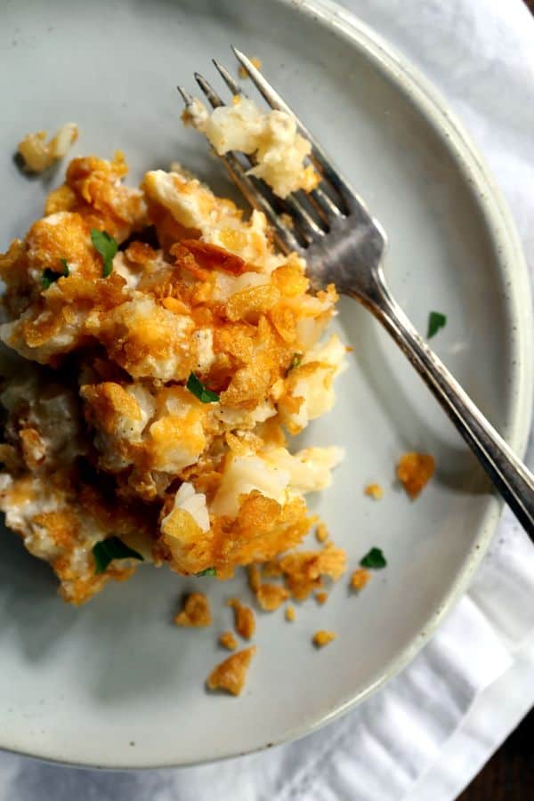 Easy Cheesy Hash Brown Potatoes - Melanie Makes