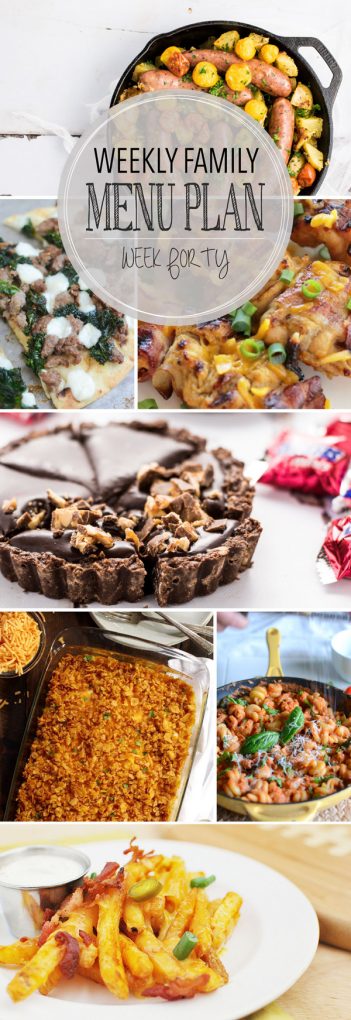 Weekly Family Menu Plan - Week 40 | Melanie Makes