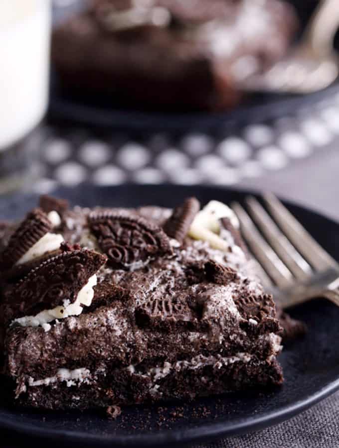Oreo Marshmallow Treat Brownies | Melanie Makes