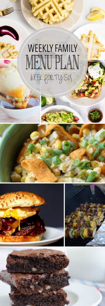 Weekly Family Menu Plan - Week 46 | Melanie Makes