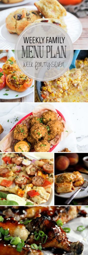 Weekly Family Menu Plan - Week 47 | Melanie Makes