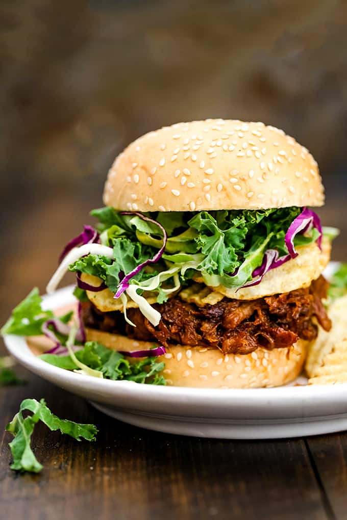 Slow Cooker Cherry Cola Pulled Pork